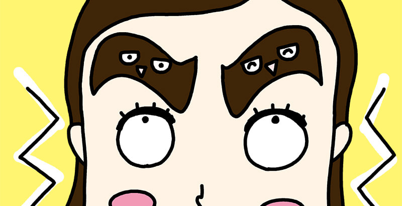 いたずらまゆげ